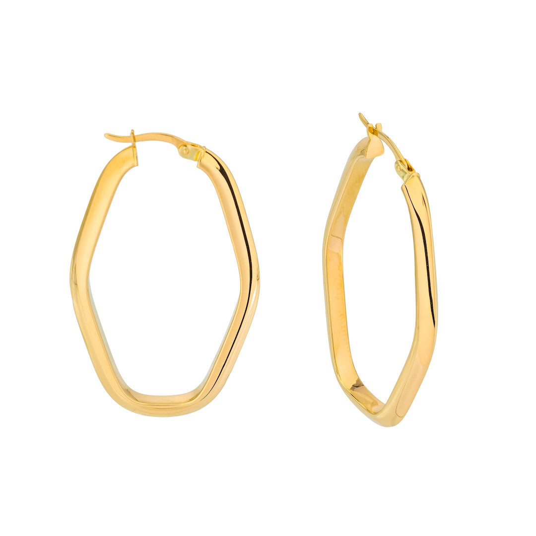 Lavin 18K Yellow Gold Earring