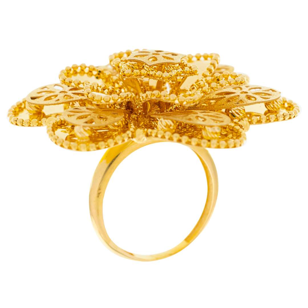 Diyara 21K Yellow Gold Ring