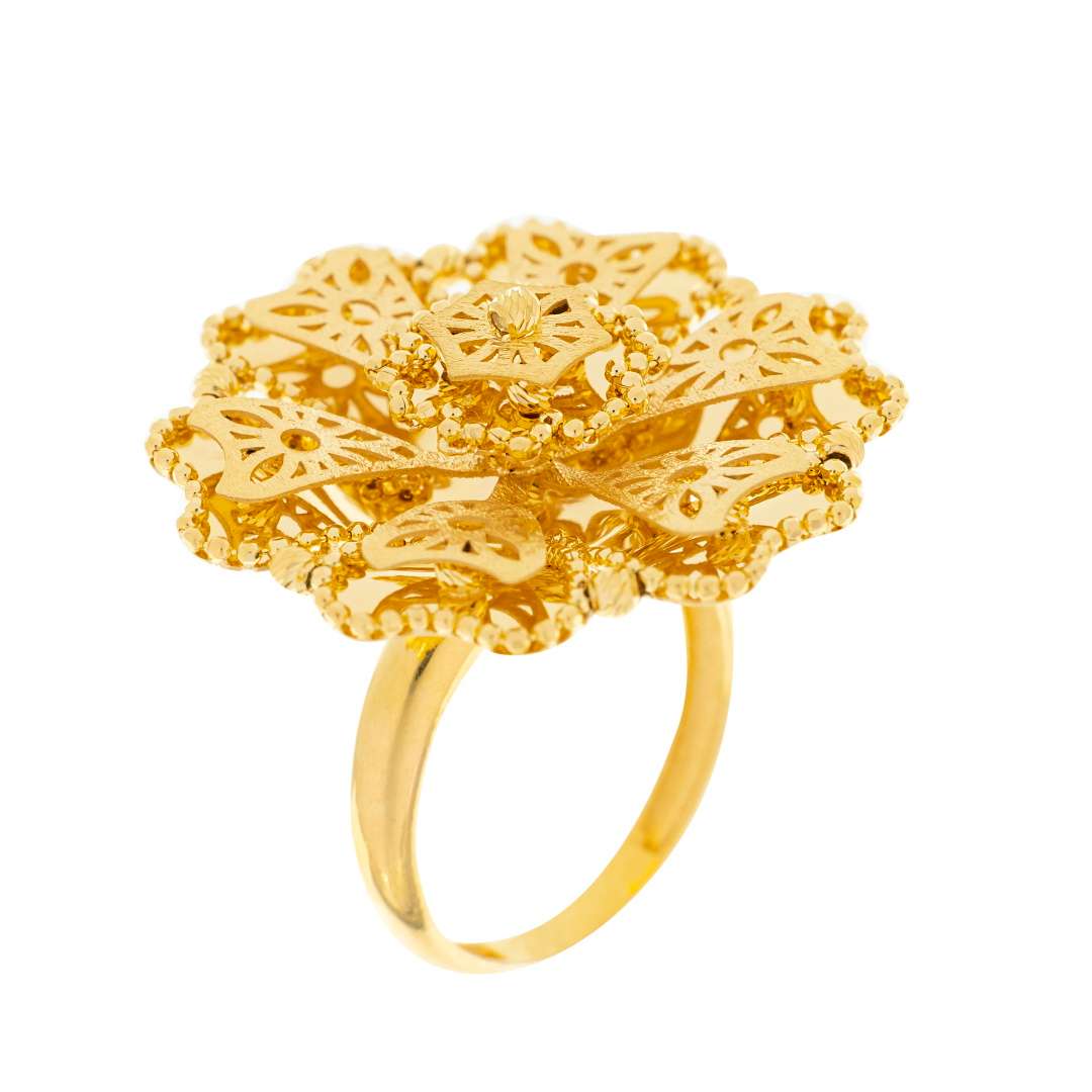 Diyara 21K Yellow Gold Ring