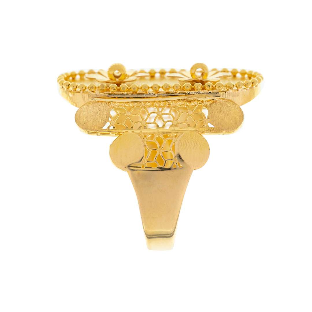 Diyara 21K Yellow Gold Ring