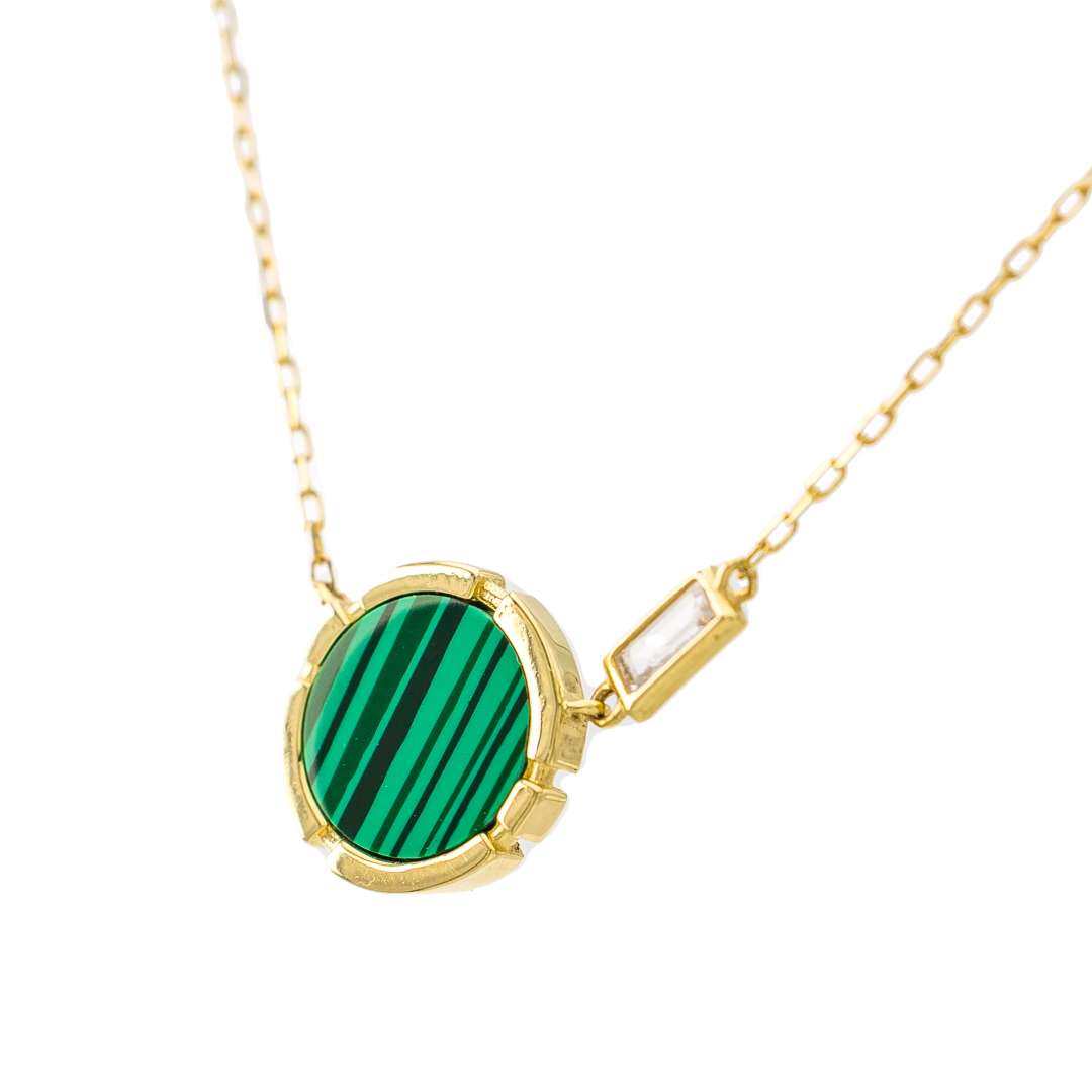 Uranus 18K Yellow Gold Necklace