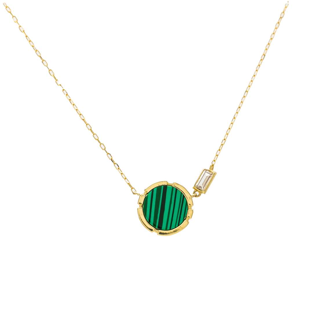 Uranus 18K Yellow Gold Necklace