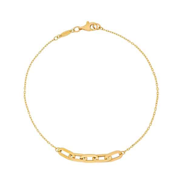 Lavin 18K Gold Linked Chain Bracelet