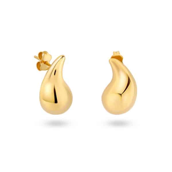 Bottega Veneta 18K Gold Earrings