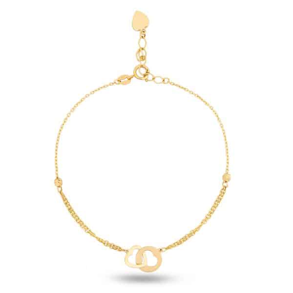 Amour Link 18K Gold Bracelet