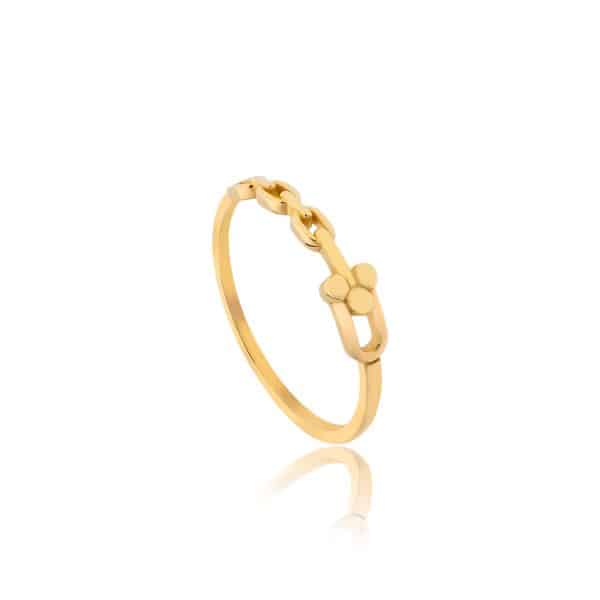 Tiffany Link 18K Gold Ring