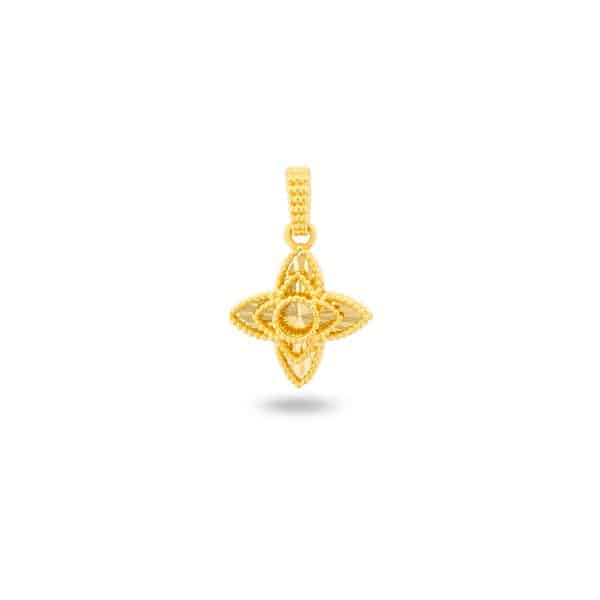 Golden Bloom 18K Gold Pendant