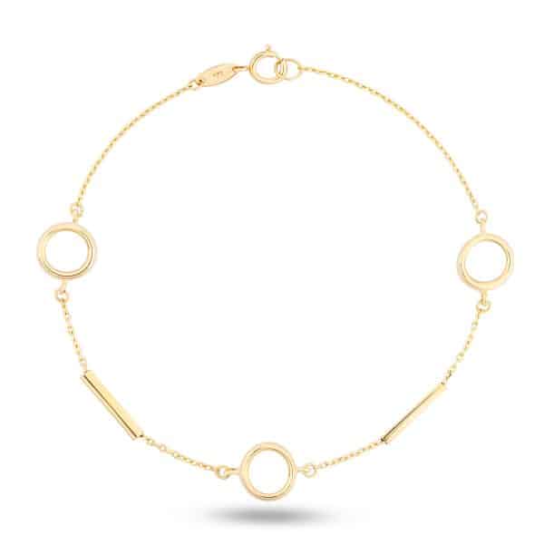 Orbit Balance 18K Gold Bracelet