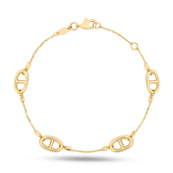 Petit CD Bracelet – 18K Gold, Dior-Inspired Design