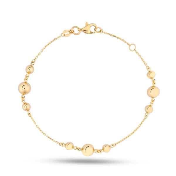 Golden Sphere 18K Gold Bracelet