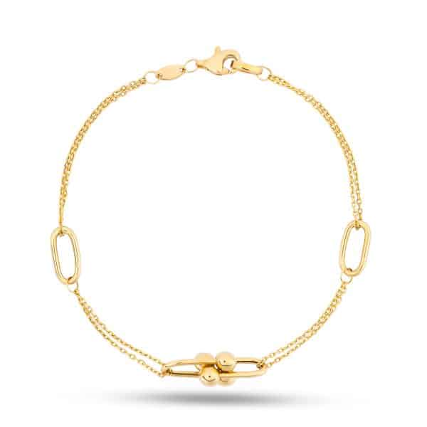 Harmony Link 18K Gold Bracelet