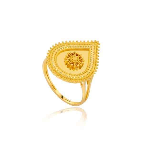 Chahid Traditional Ring — 21K Yellow Gold