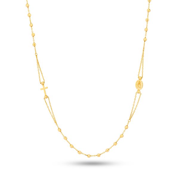 Virgin Mary Cross Faith Necklace