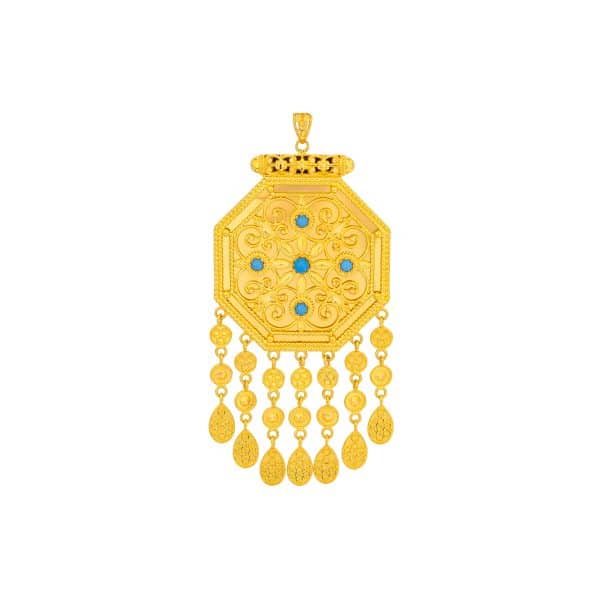 Aseela 21K Gold Pendant