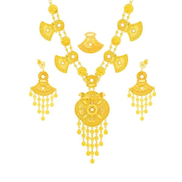 Sheikha Legacy 21K Traditional Gold Half Set