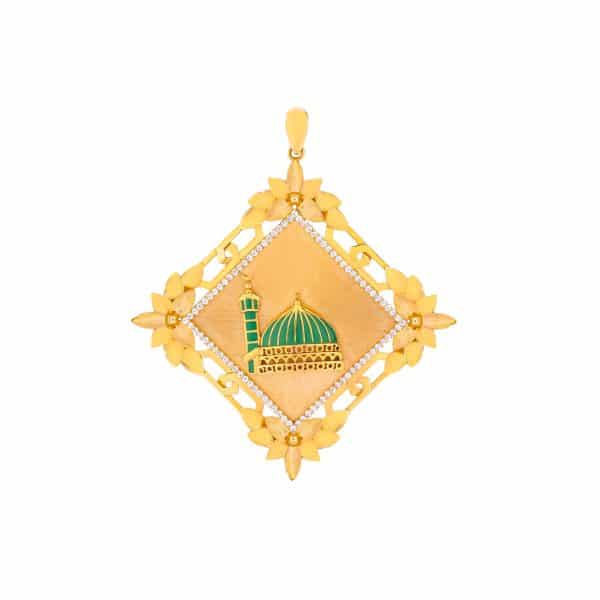 Rawdah 21K Gold Pendant
