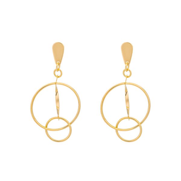 Lavin 18K Yellow Gold Earring