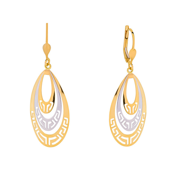 chandelier earrings gold