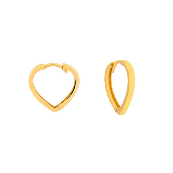 حلقات نبض القلب ذهب 18 قيراط