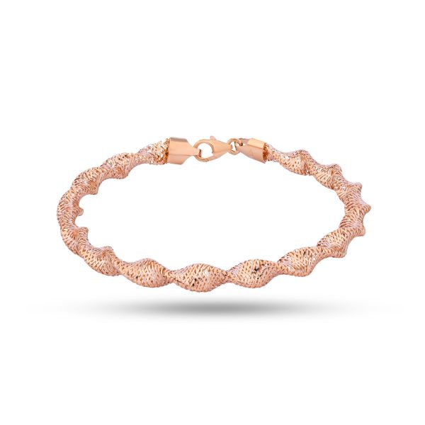 سوار لافين المتموج من الذهب عيار 18