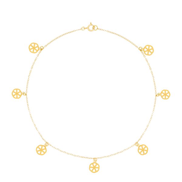 Lavin 18K Yellow Gold Anklet