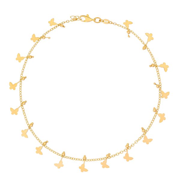 Lavin 18K Yellow Gold Anklet