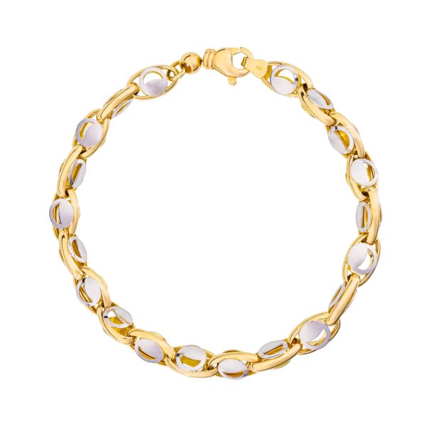 سوار لافين من الذهب الأصفر عيار 18 قيراط