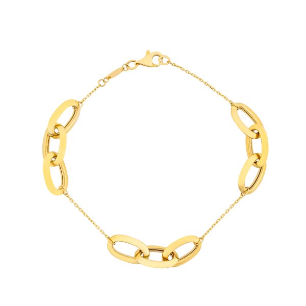 سوار لافين من الذهب الأصفر عيار 18 قيراط