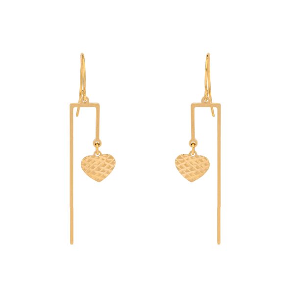 Lavin 18K Yellow Gold Earring