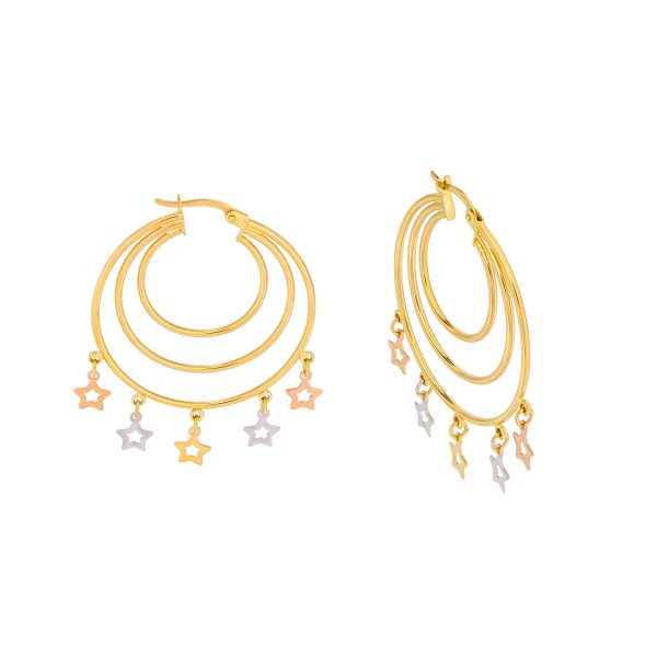 Lavin 18K Yellow Gold Earring