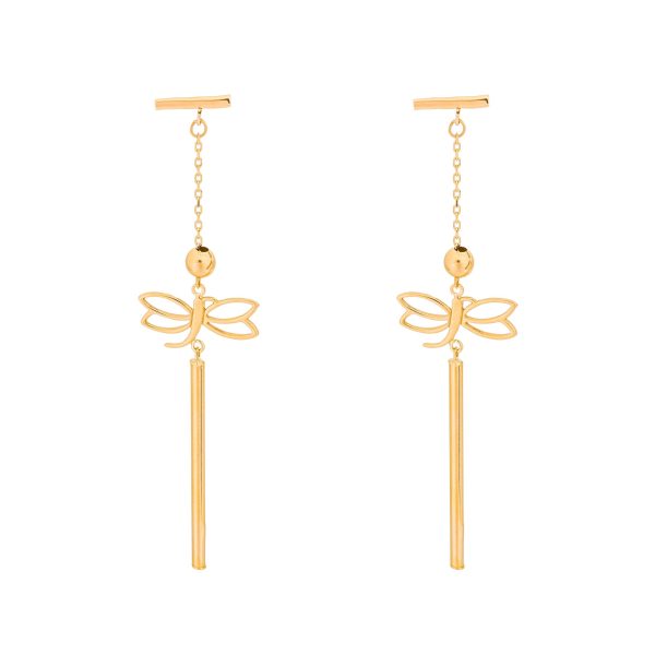 Lavin 18K Yellow Gold Earring