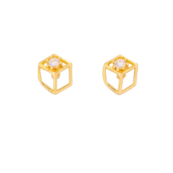Lavin 18K Yellow Gold Earring