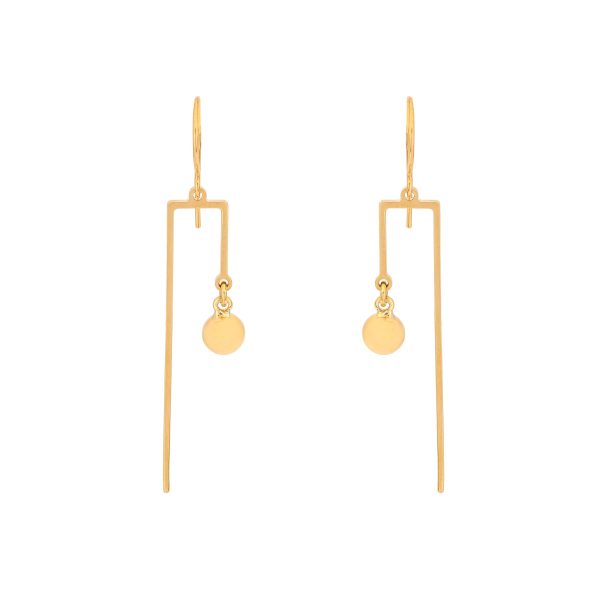Lavin 18K Yellow Gold Earring