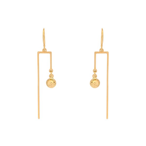 Lavin 18K Yellow Gold Earring