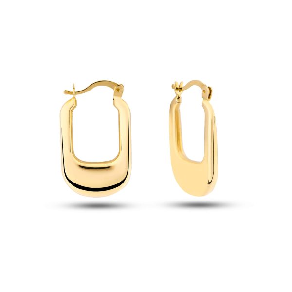 أقراط لافين من الذهب الأصفر عيار 18