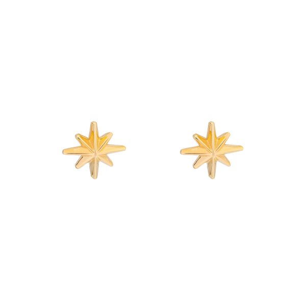 Lavin 18K Yellow Gold Earrings