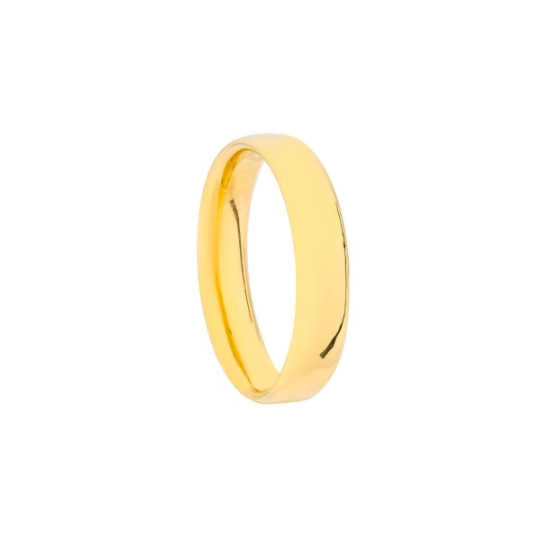 خاتم لافين من الذهب الأصفر عيار 18