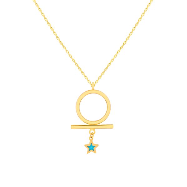 Lavin Key of Life 18k gold Necklace