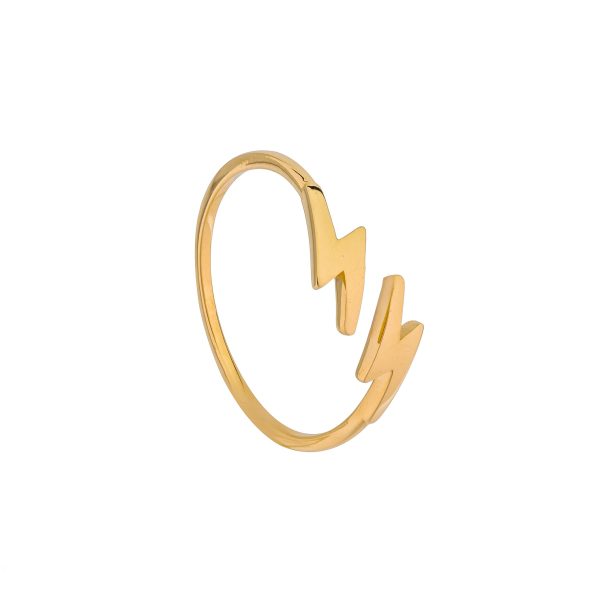 Lavin Thunderbolt 18K Gold Ring