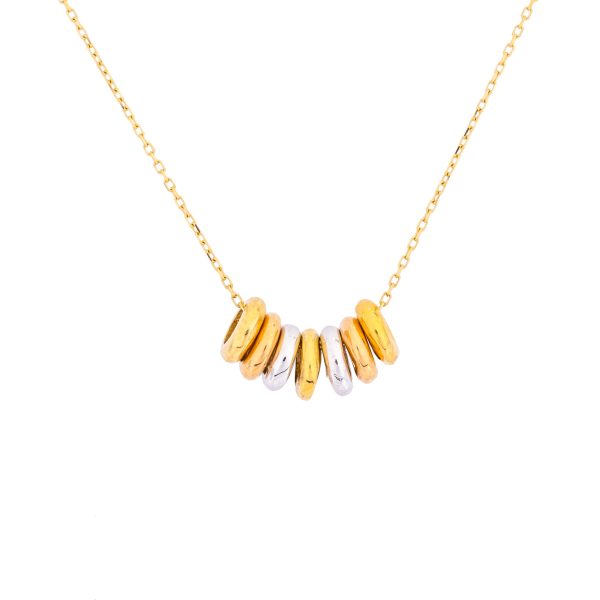 Lavin TrioTone 18K Gold Necklace