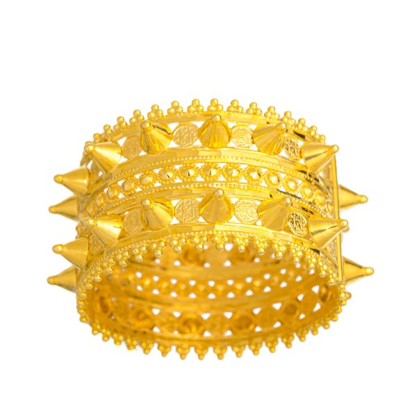 سوار ميسورة من الذهب الأصفر عيار 21 قيراطًا