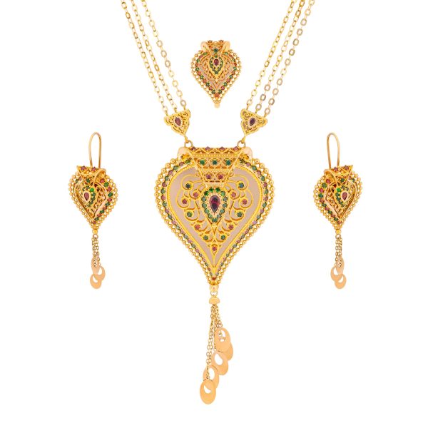 Maysoora 21K Yellow Gold Half Set