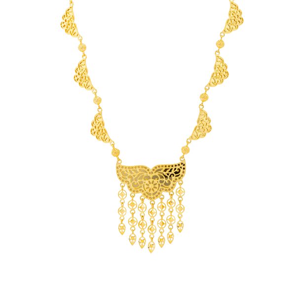 Maysoora 21K Yellow Gold Necklace
