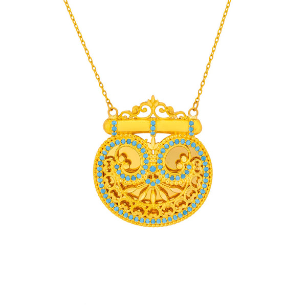 Maysoora 21K Yellow Gold Necklace