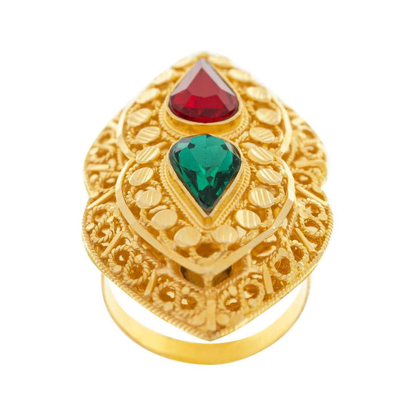 Maysoora 21K Yellow Gold Ring