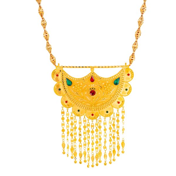 شناف ميسورة من الذهب الأصفر عيار 21 قيراط