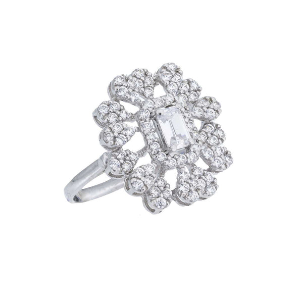 Nutrika 18K White Gold Ring