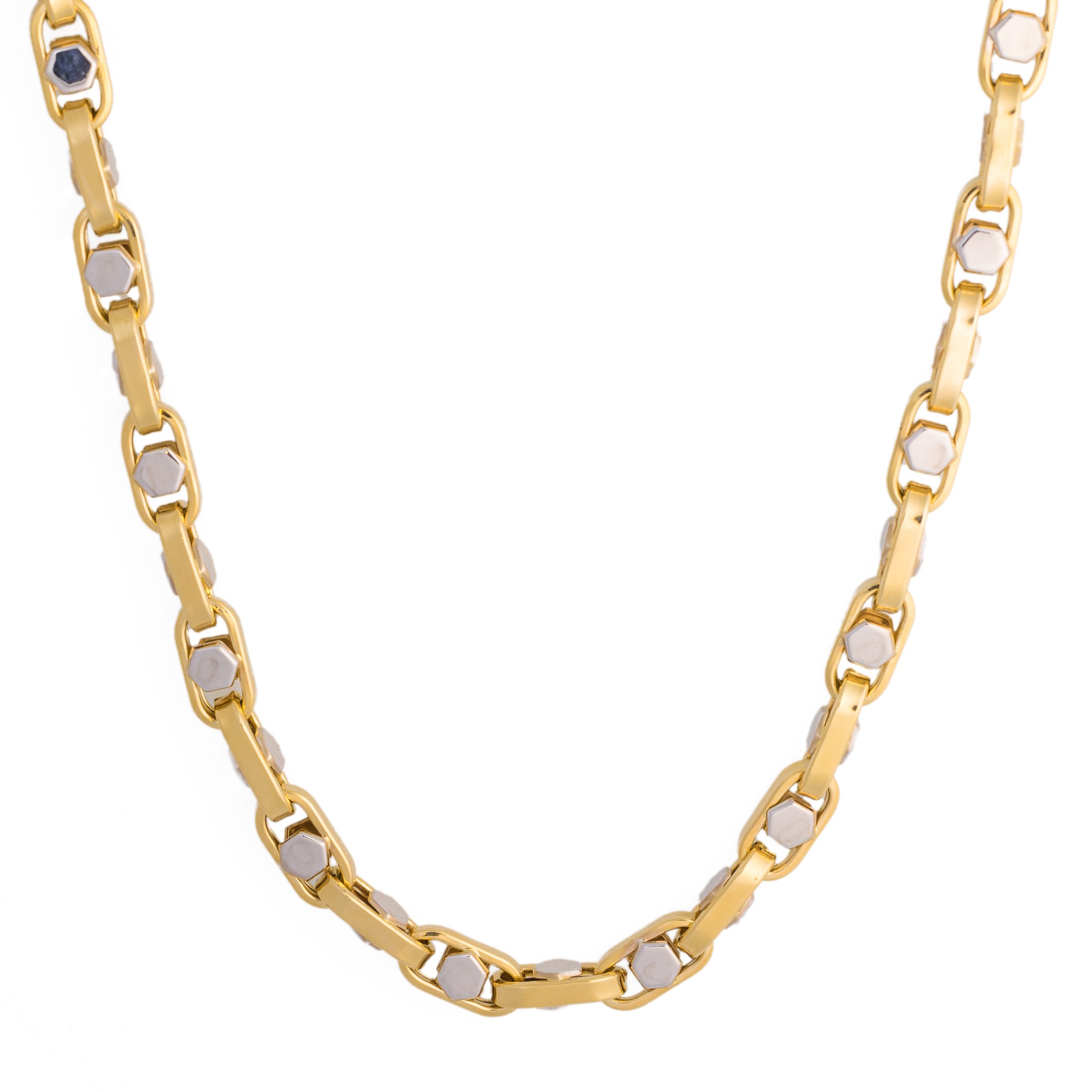 18k Gold Chain 18k Mariner Link Chain Patira 18K Gold Mariner Link