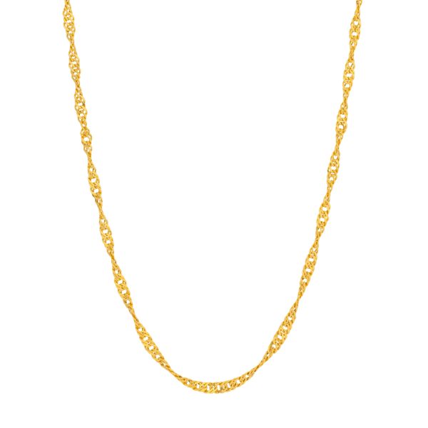 سلسلة باتيرا من الذهب الأصفر عيار 21