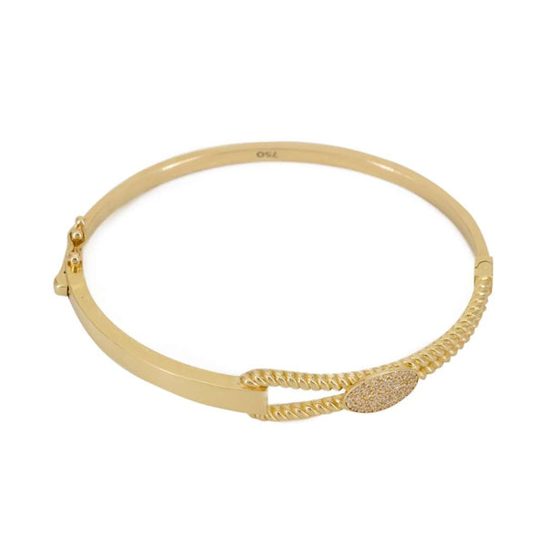 Rayka 18K Yellow Gold Bangle